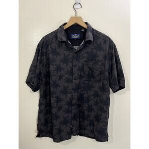 Nat Nast Luxury Originals Bowling Shirt L Silk Camp Rockabilly Palm Hawaiian Lux